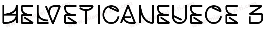 HelveticaNeueCE Bold字体转换